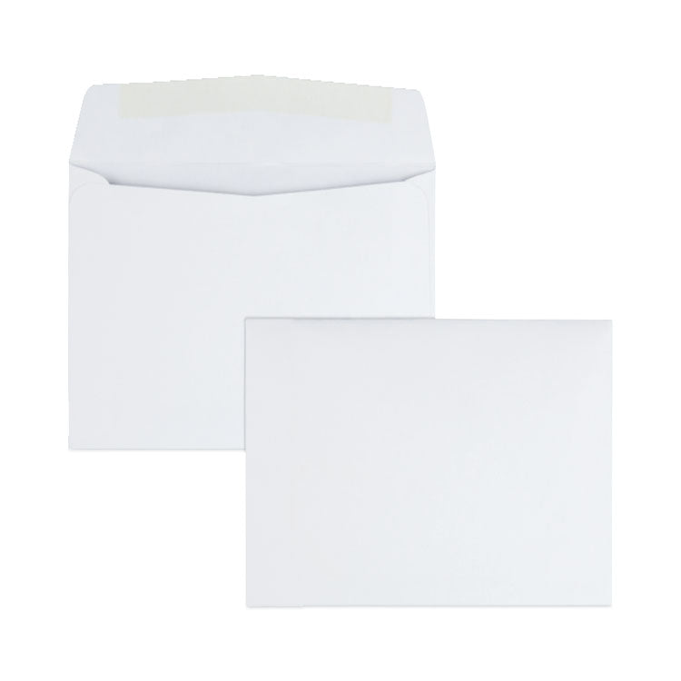 Universal - Open-End Business Envelope, #6 3/4, Square Flap, Gummed Closure, 3.06 x 6.6, White, 125/Box