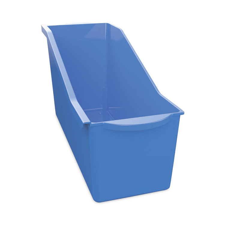 deflecto - Antimicrobial Book Bin, 14.2 x 5.34 x 7.35, Blue