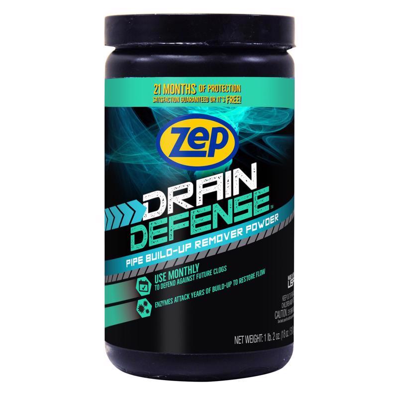 ZEP - Zep Drain Defense Powder Build-Up Remover 18 oz