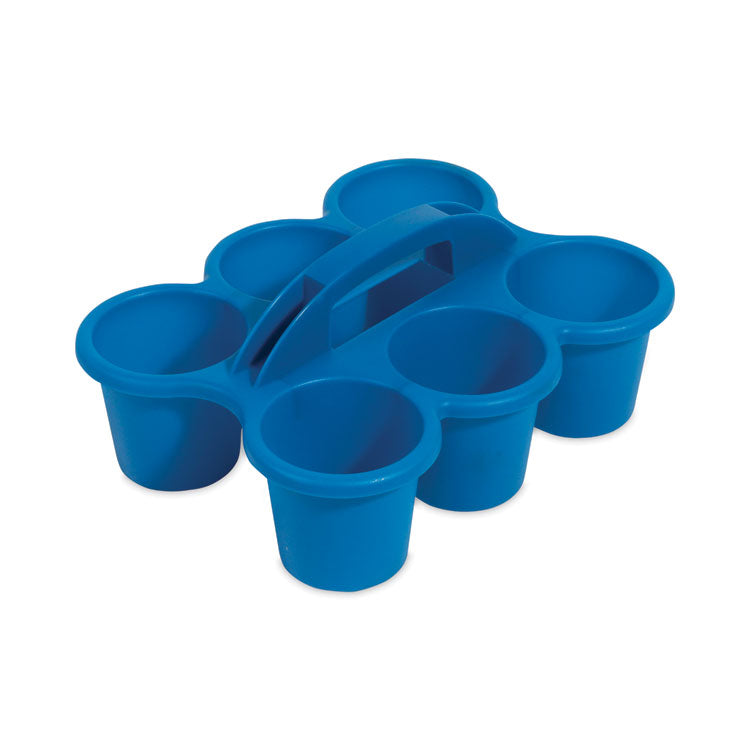 deflecto - Little Artist Antimicrobial Six-Cup Caddy, Blue