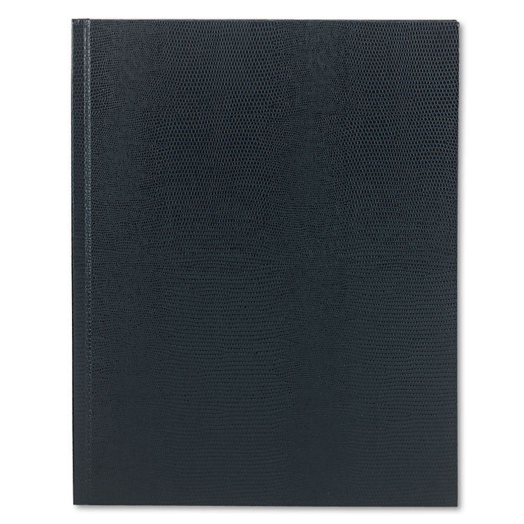 Blueline - Executive Notebook with Ribbon Bookmark, 1-Subject, Medium/College Rule, Blue Cover, (75) 11 x 8.5 Sheets