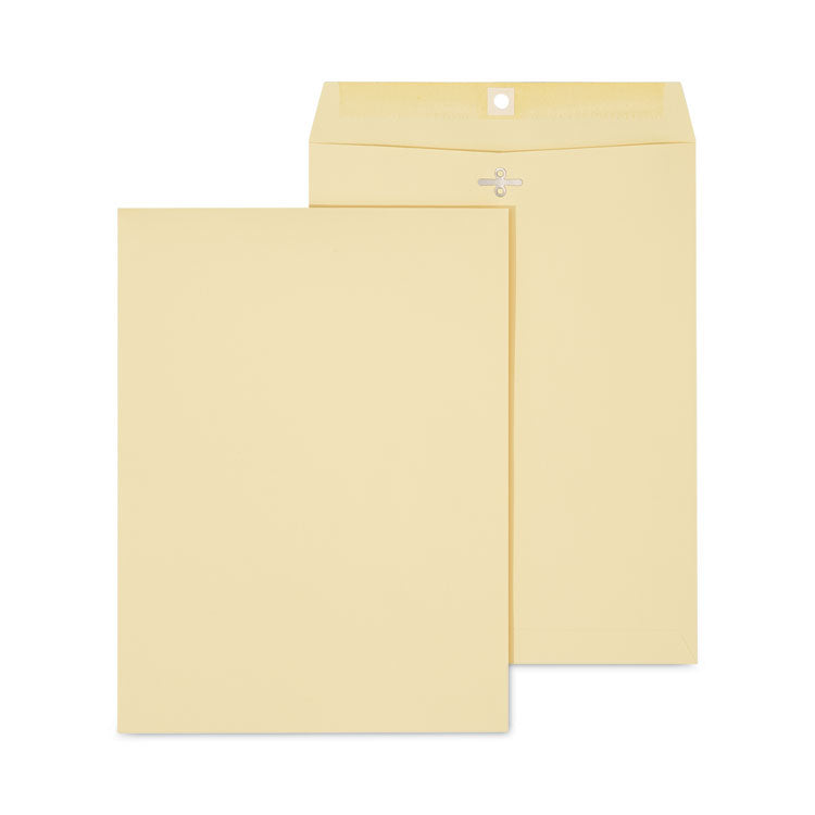 Universal - Kraft Clasp Envelope, #10 1/2, Square Flap, Clasp/Gummed Closure, 9 x 12, Brown Kraft, 100/Box