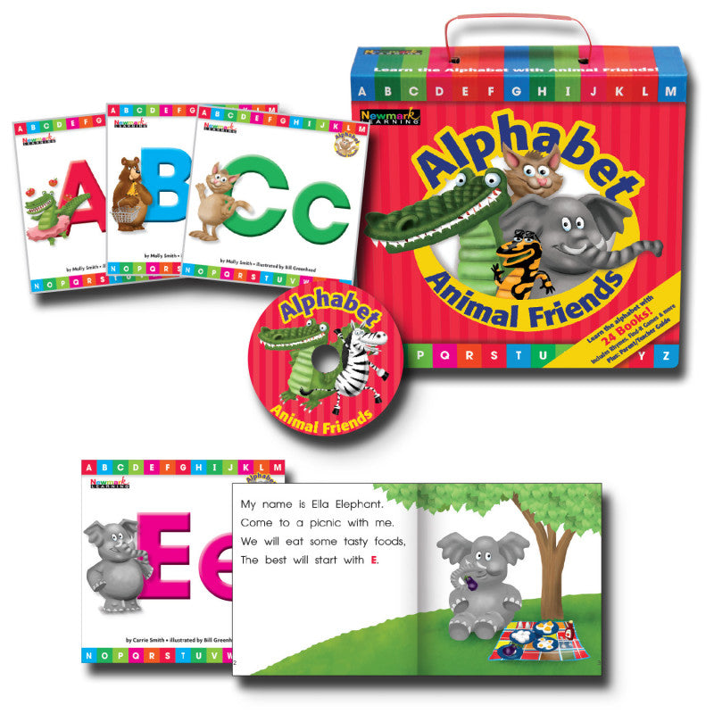 NEWMARK LEARNING - Early Readers Boxed Set, Alphabet Animal Friends