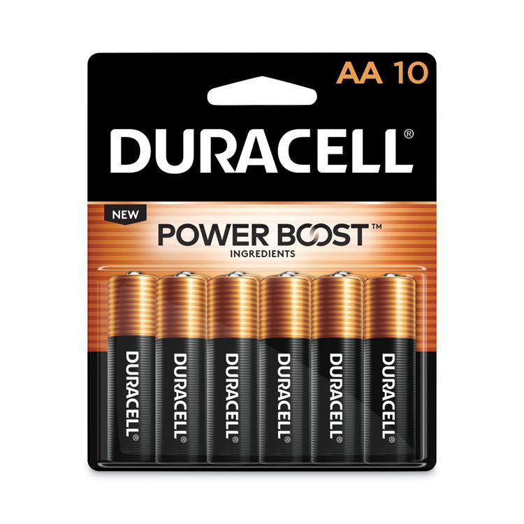 Duracell - Power Boost CopperTop Alkaline AA Batteries, 10/Pack