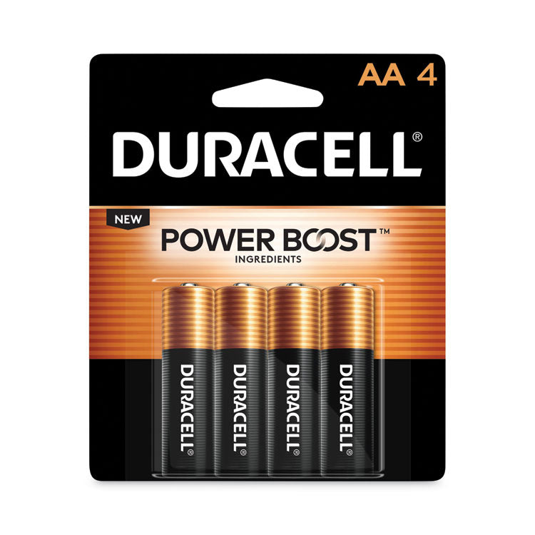 Duracell - Power Boost CopperTop Alkaline AA Batteries, 4/Pack