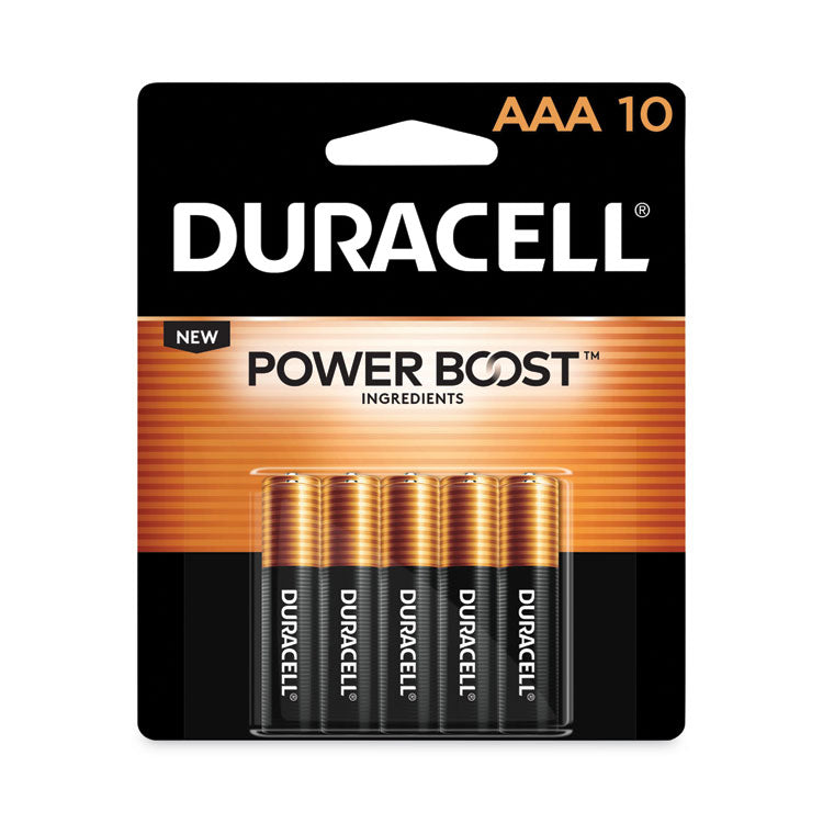 Duracell - Power Boost CopperTop Alkaline AAA Batteries, 10/Pack