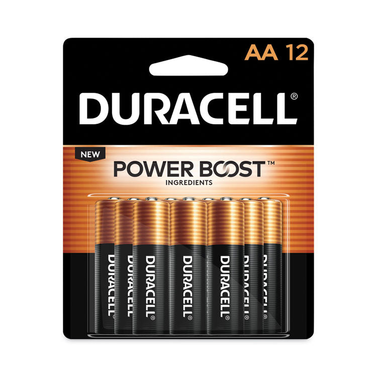 Duracell - Power Boost CopperTop Alkaline AA Batteries, 12/Pack