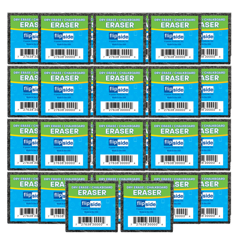 Student Felt Erasers, 2" x 2", Pack of 30