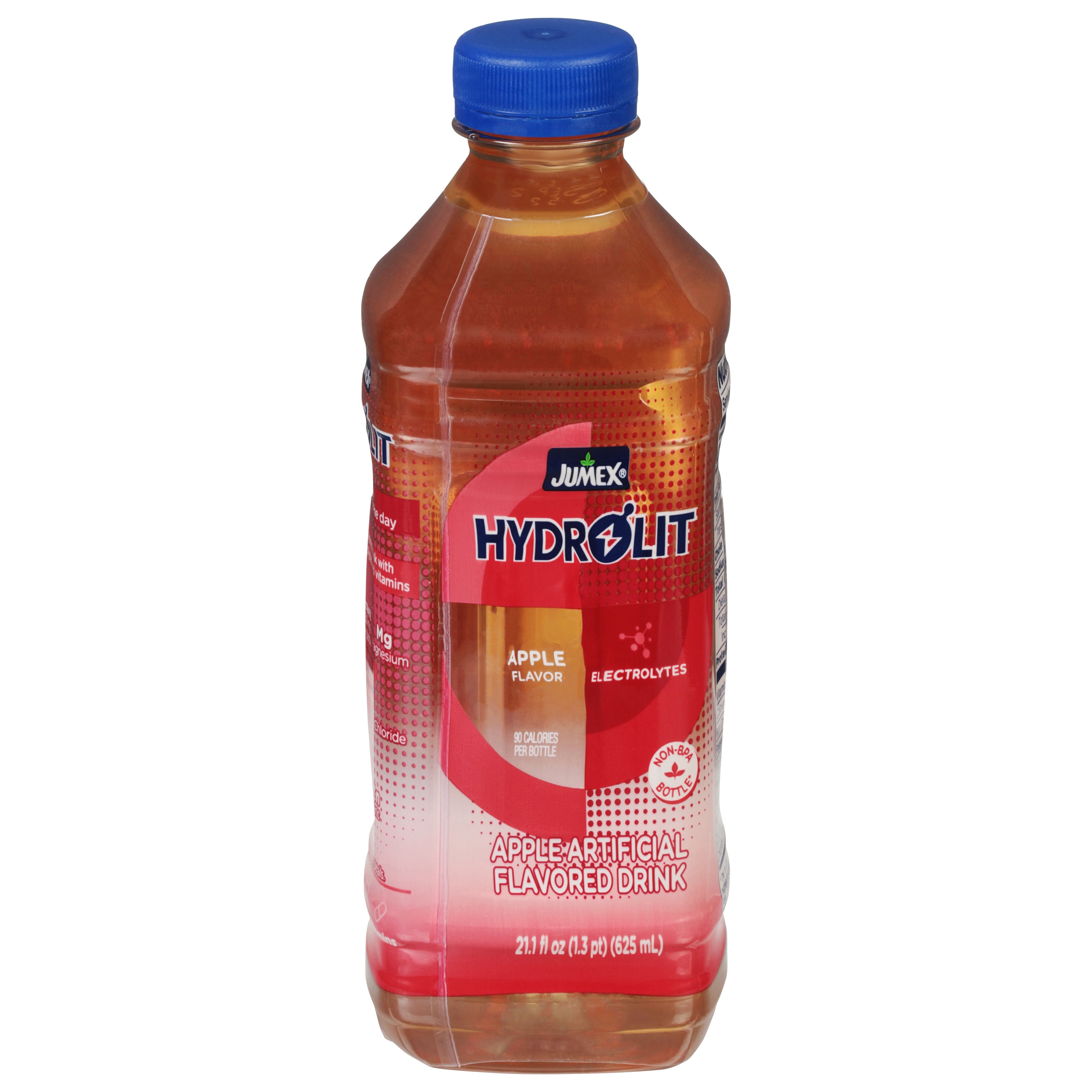 Jumex Hydrolit Artificial Apple Flavor Drink 21.1 fl oz - Case of 12