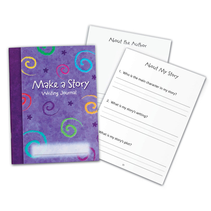 LEARNING RESOURCES - Make a Story Writing Journal, Pack of 10