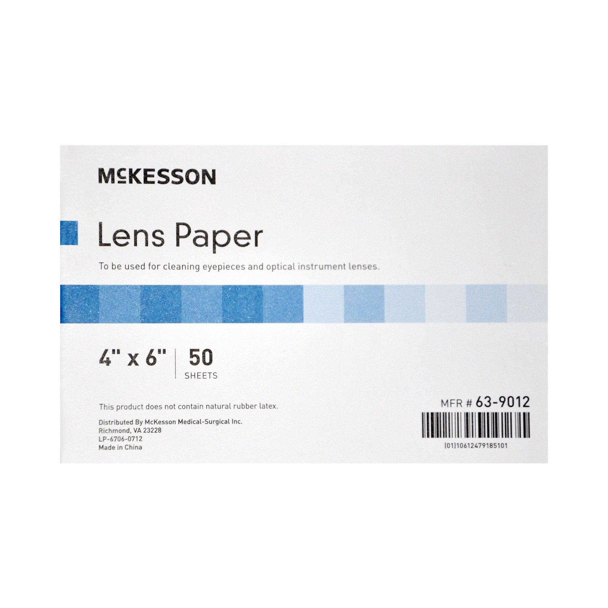 McKesson Brand - Optical Lens Cleaning Paper McKesson For Microscope Eyepieces and Lenses [12/PK]
