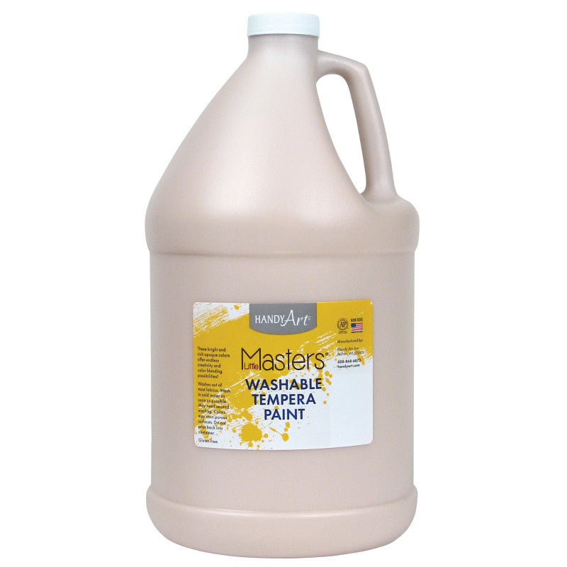 HANDY ART - Little Masters® Washable Tempera Paint, Peach, Gallon