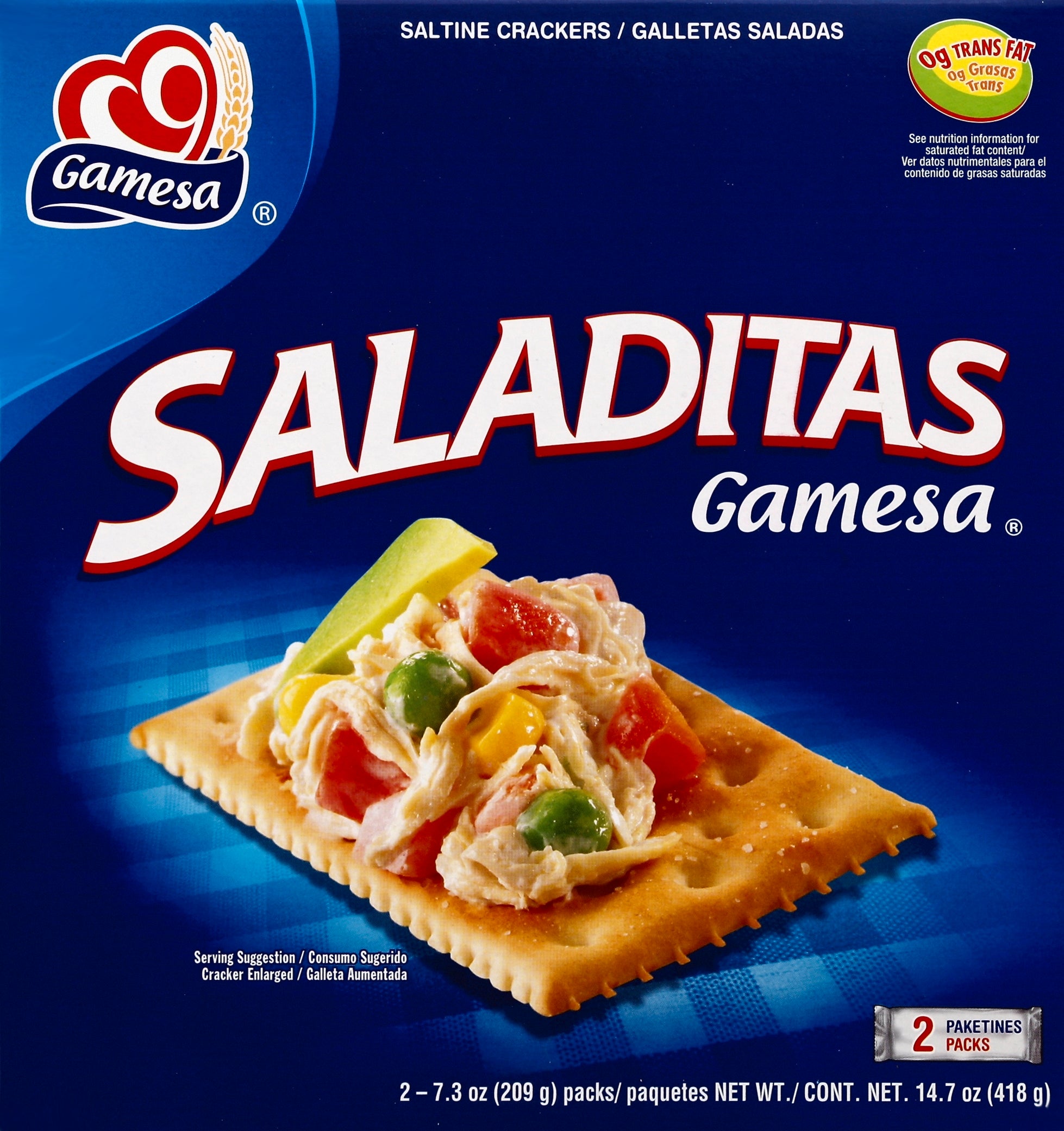 Gamesa Crackers 2 ea - Case of 12