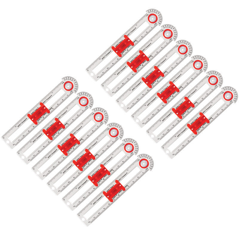 LEARNING RESOURCES - Bullseye® Compass, Pack of 12 (STP45701-12)