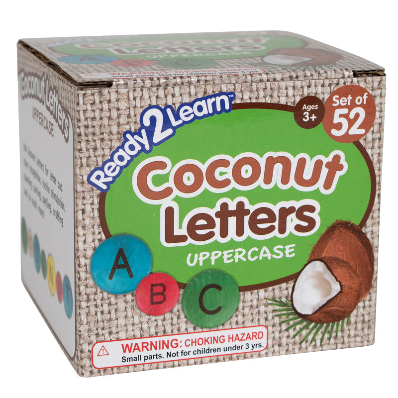 READY 2 LEARN - Coconut Letters - Uppercase - Set of 52