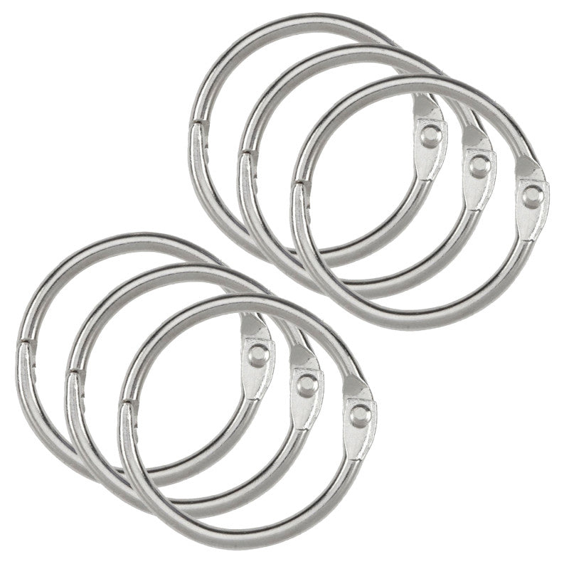 TEACHER CREATED RESOURCES - Binder Rings, 1.5", 6 Per Pack, 6 Packs