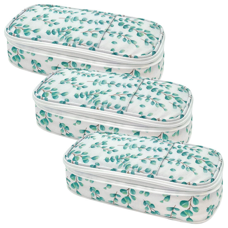 TEACHER CREATED RESOURCES - Eucalyptus Pencil Case, Pack of 3