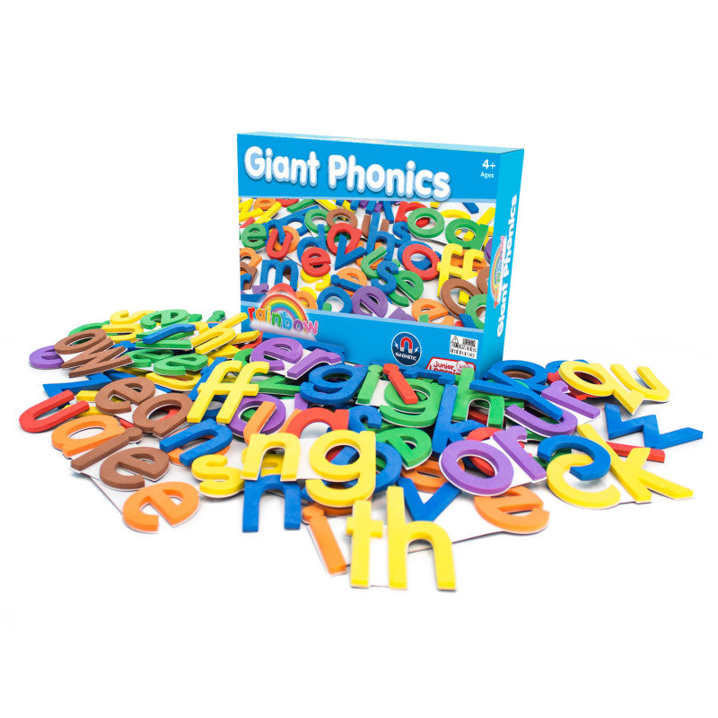 JUNIOR LEARNING - Giant Rainbow Phonics, 84 Pieces