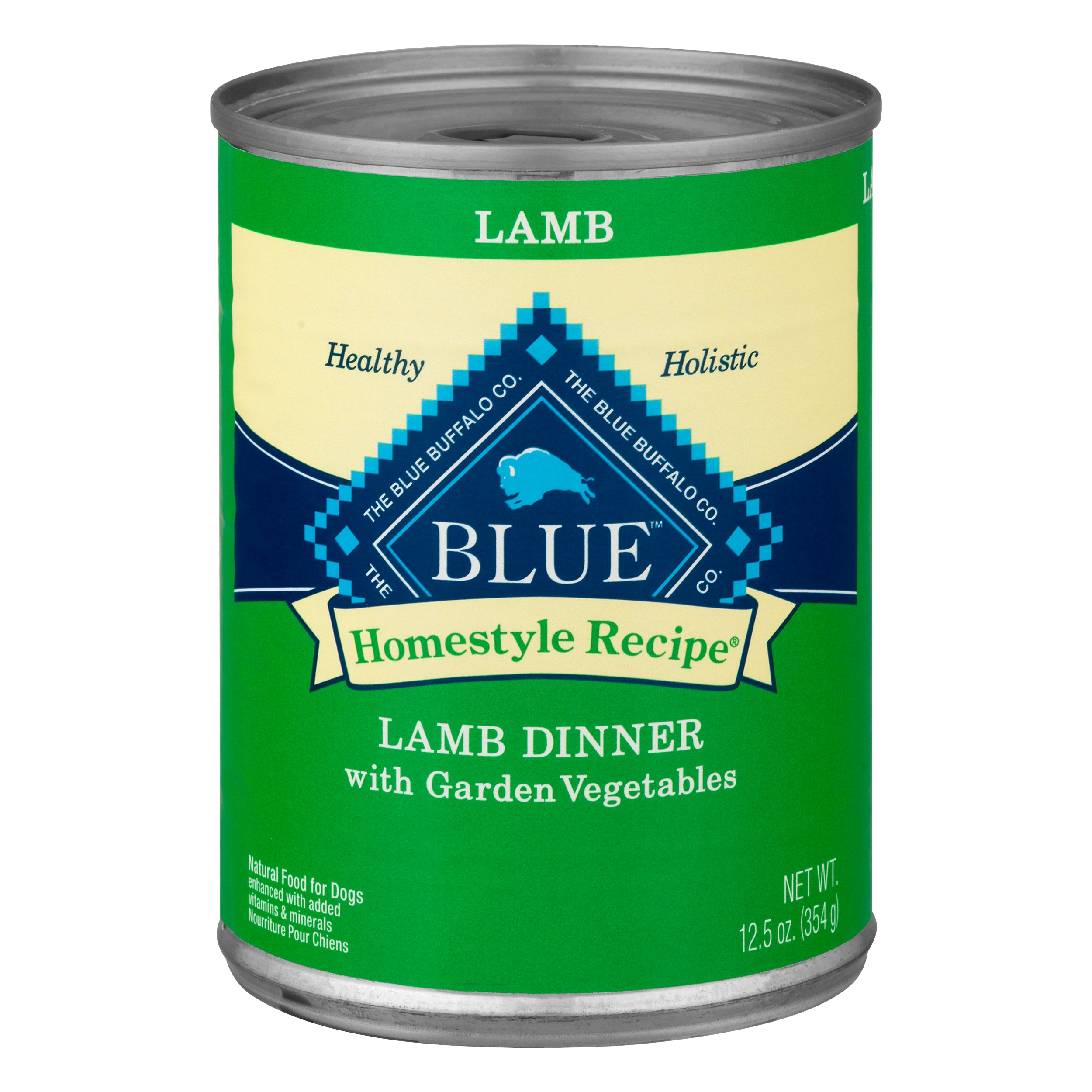 Blue Buffalo Blue Homestyle Recipe Natural Lamb Dinner Food for Dogs 12.5 oz - Case of 12