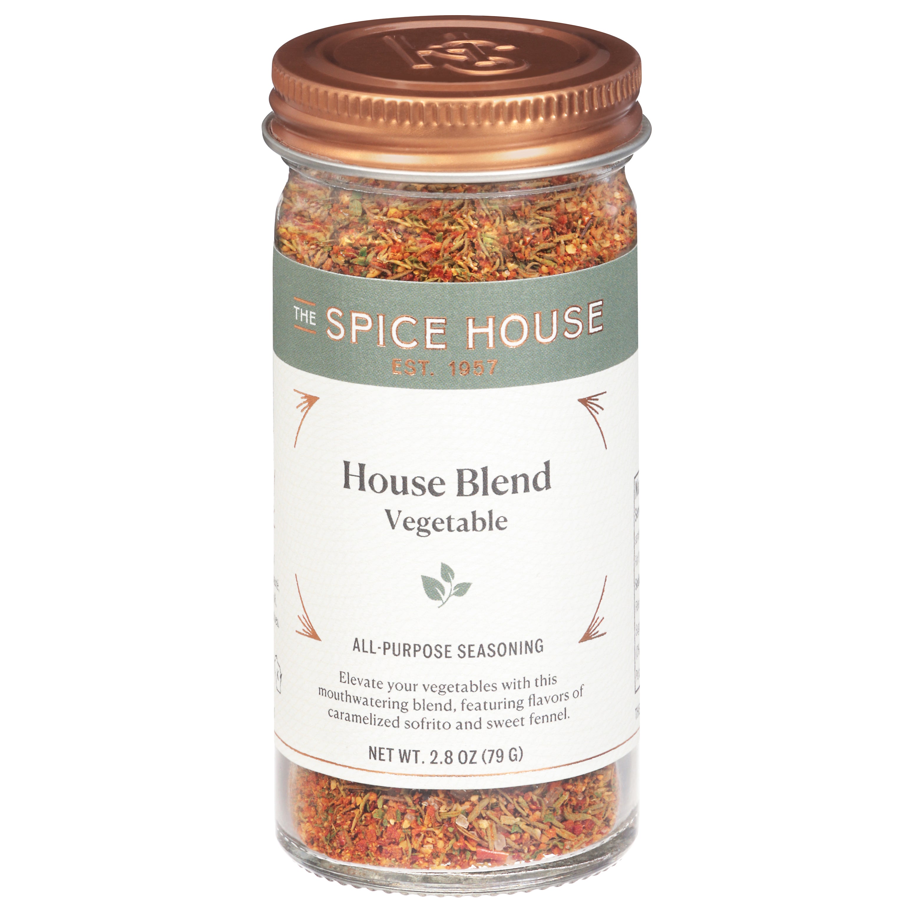 The Spice House House Blend Vegetable All-Purpose Seasoning 2.8 oz - Case of 6
