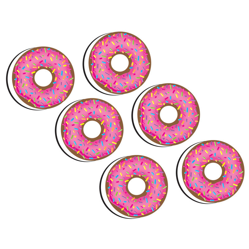 ASHLEY PRODUCTIONS - Magnetic Whiteboard Erasers, DonutFetti®, Pack of 6