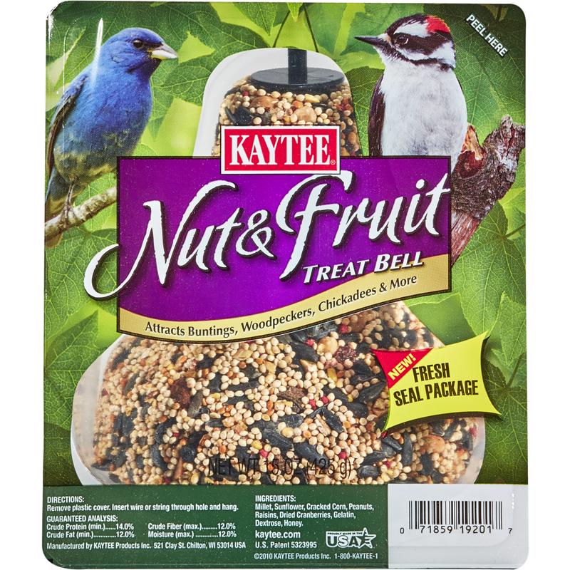 KAYTEE - Kaytee Nut & Fruit Songbird Millet Seed Bell 15 oz