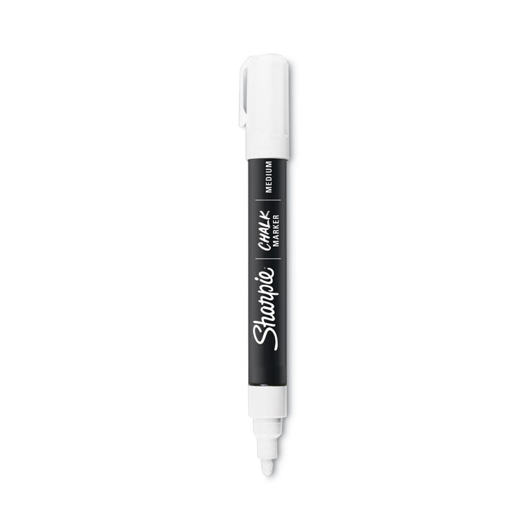 Sharpie - Wet-Erase Chalk Marker, Medium Bullet Tip, White, 2/Pack