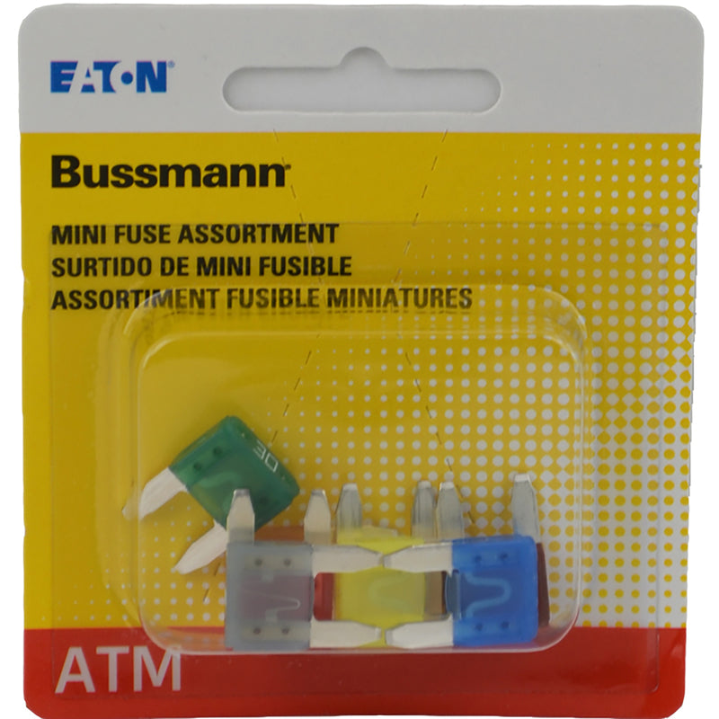 BUSSMANN - Bussmann 30 amps ATM Assorted Blade Fuse 8 pk - Case of 5