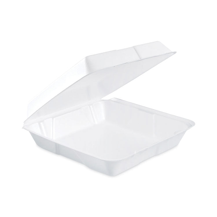 Dart - Insulated Foam Hinged Lid Containers, 1-Compartment, 9.3 x 9.5 x 3, White, 200/Pack, 2 Packs/Carton