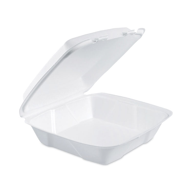 Dart - Insulated Foam Hinged Lid Containers, 1-Compartment, 9 x 9.4 x 3, White, 200/Pack, 2 Packs/Carton