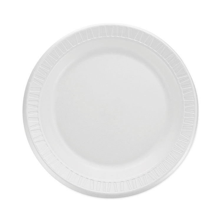 Dart - Quiet Classic Laminated Foam Dinnerware, Plate, 9", White, 125/Pack, 4 Packs/Carton