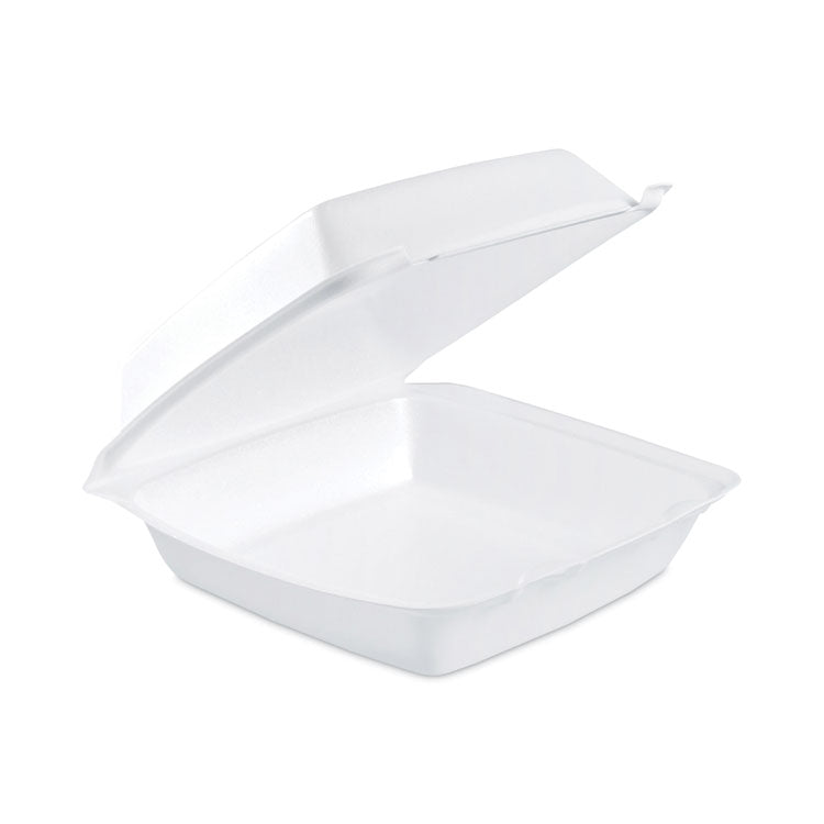 Dart - Insulated Foam Hinged Lid Containers, 1-Compartment, 7.9 x 8.4 x 3.3, White, 200/Pack, 2 Packs/Carton