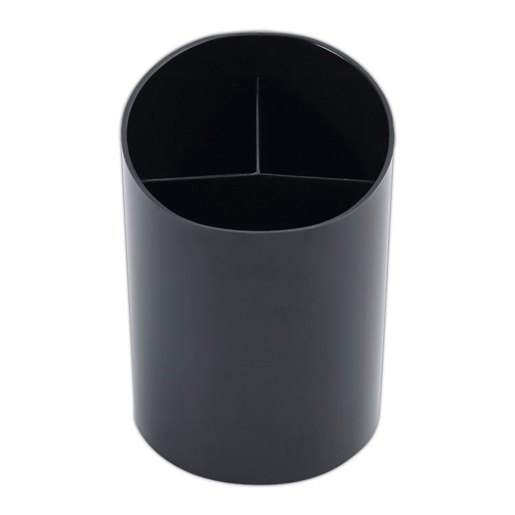 Universal - Recycled Big Pencil Cup, Plastic, 4.38" Diameter x 5.63"h, Black