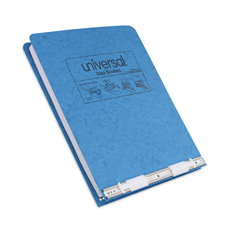 Universal - Pressboard Hanging Binder, 2 Posts, 6" Capacity, 9.5 x 11, Light Blue