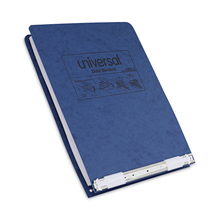 Universal - Pressboard Hanging Binder, 2 Posts, 6" Capacity, 9.5 x 11, Blue