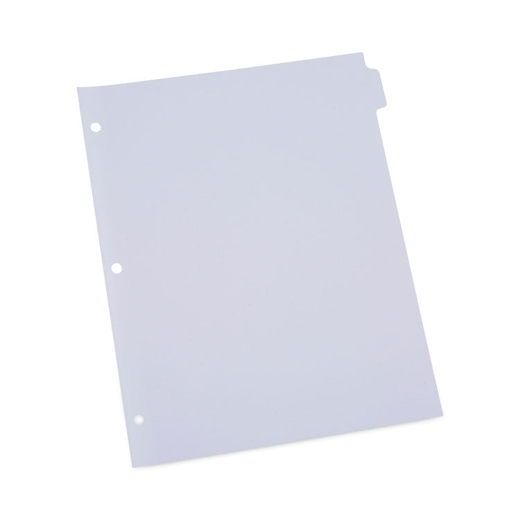 Universal - Self-Tab Index Dividers, 8-Tab, 11 x 8.5, White, 24 Sets