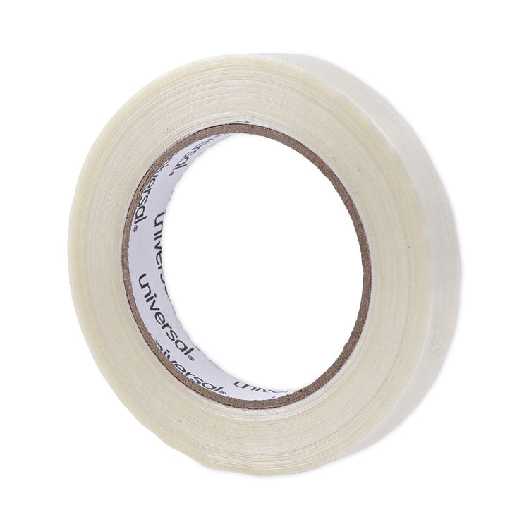 Universal - 120# Utility Grade Filament Tape, 3" Core, 18 mm x 54.8 m, Clear