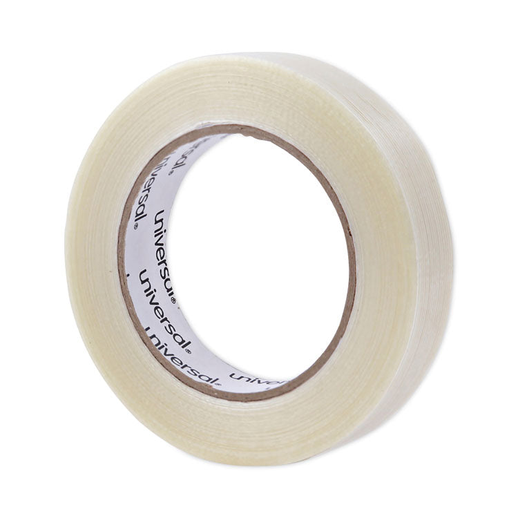 Universal - 120# Utility Grade Filament Tape, 3" Core, 24 mm x 54.8 m, Clear