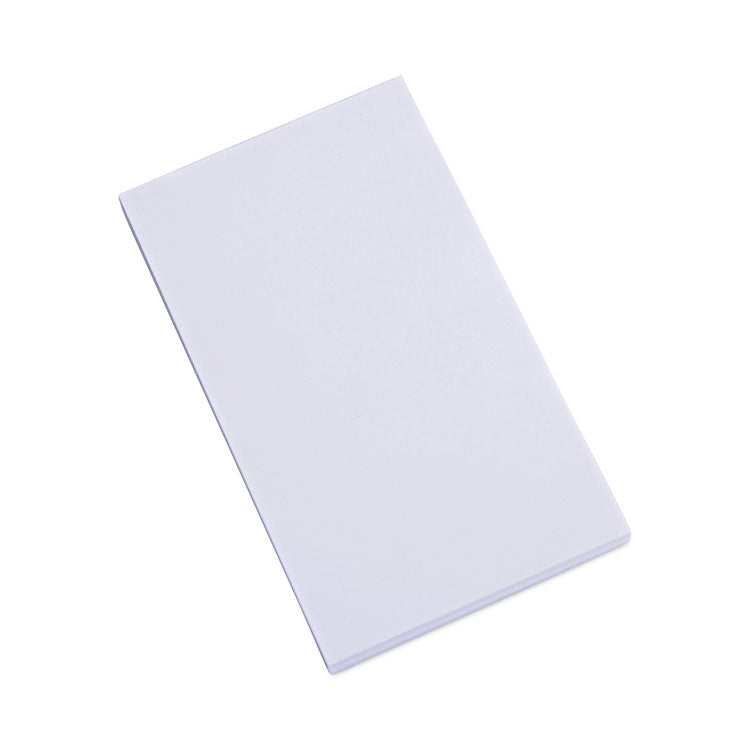 Universal - Scratch Pad Value Pack, Unruled, 3 x 5, White, 100 Sheets, 180/Carton