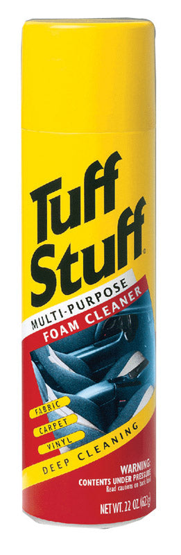 TUFF STUFF - Tuff Stuff Carpet/Fabric/Vinyl Multi-Purpose Cleaner Foam 22 oz