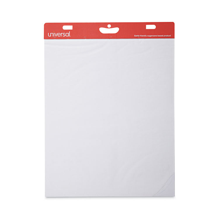 Universal - Renewable Resource Sugarcane Based Easel Pads, Unruled, 27 x 34, White, 50 Sheets, 2/Carton