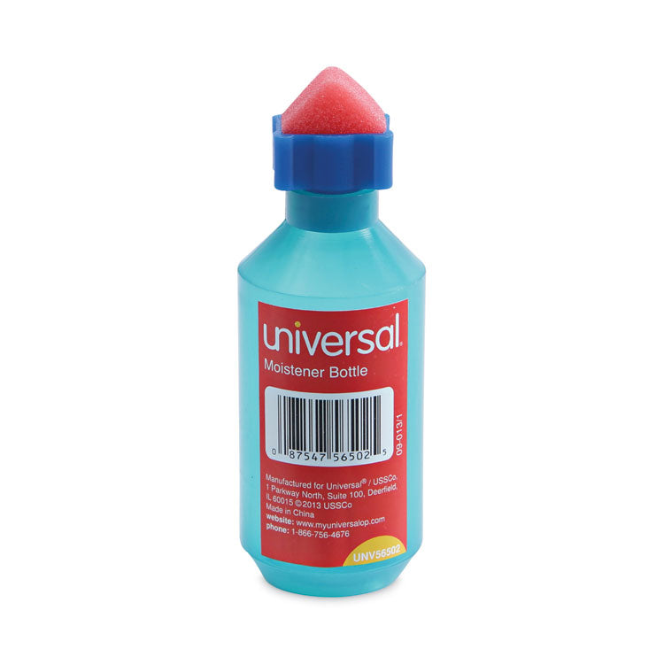 Universal - Squeeze Bottle Moistener, 2 oz, Blue