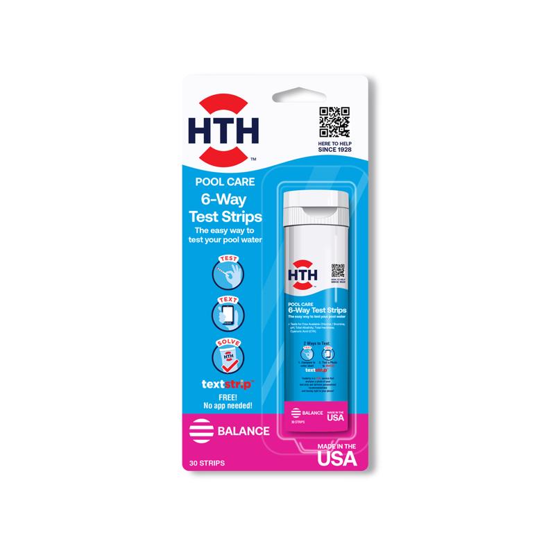 HTH - HTH Pool Care Strips 6-Way Test Strips 1 bottle