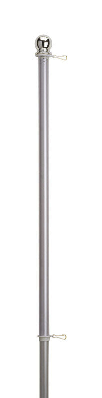 VALLEY FORGE - Valley Forge 6 ft. L Aluminum Flag Pole Brushed