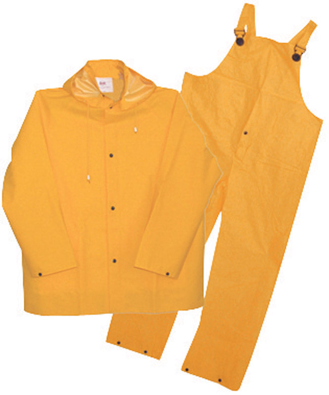 BOSS - Boss Yellow PVC-Coated Polyester Rain Suit XXL