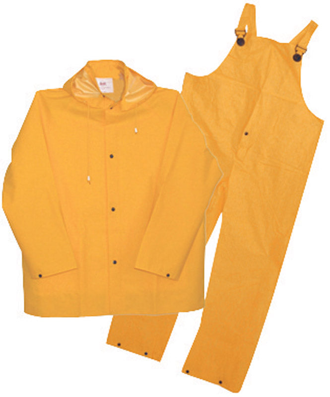 BOSS - Boss Yellow PVC-Coated Polyester Rain Suit XXXL