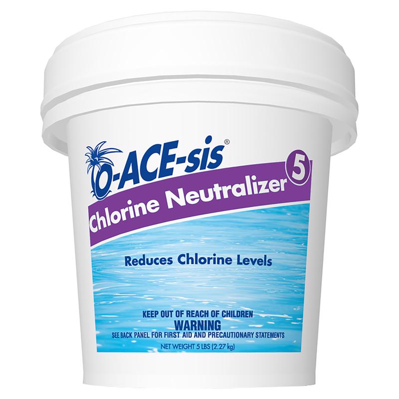 O-ACE-SIS - O-ACE-sis Granule Chlorine Neutralizer 5 lb - Case of 8