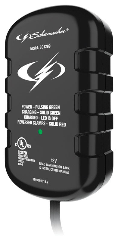 SCHUMACHER - Schumacher Automatic 12 V 0.8 amps Battery Charger/Maintainer