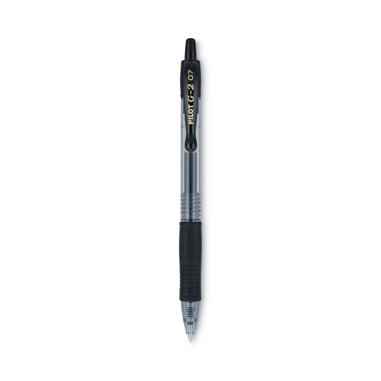 Pilot - G2 Premium Gel Pen Convenience Pack, Retractable, Fine 0.7 mm, Black Ink, Black Barrel, 36/Pack