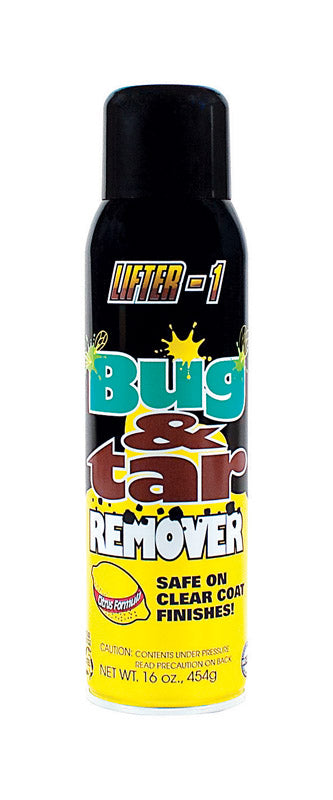 LIFTER-1 - Lifter-1 Multi-Surface Bug and Tar Remover Aerosol Citrus Scent 16 oz